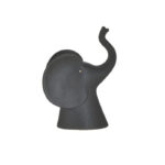 Sl Deco Elephant Black 15x10x21cm 2