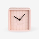 Clock Cute Concrete Pink
