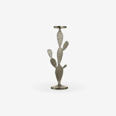 Candle Holder Cactus Gold