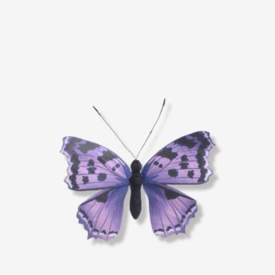 Deco Butterfly Purple 22cm