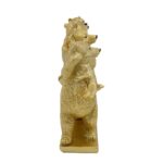 Deco Figurine Tipsy Dancing Bears 14cm (4)