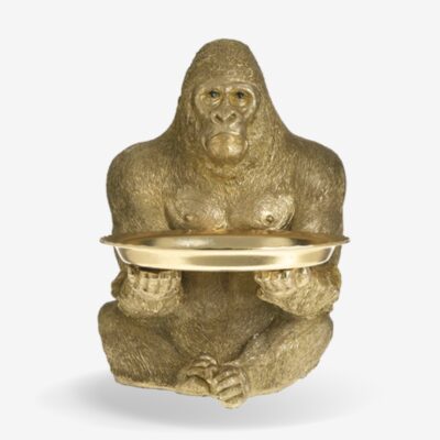 Deco Gorilla Gold 52cm