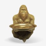 Deco Gorilla Gold 52cm