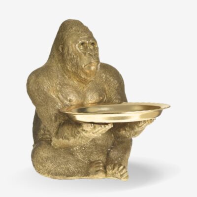 Deco Gorilla Gold 52cm