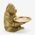 Deco Gorilla Gold 52cm (3)