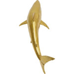 KARE Deco Figurine Shark Henry Gold 106cm - Image 10