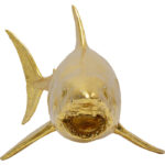 KARE Deco Figurine Shark Henry Gold 106cm - Image 8