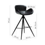 Bar Stool Gaia Black_4