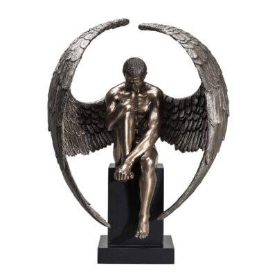 Figurinë Deko me Engjëll të Trishtuar të Madh