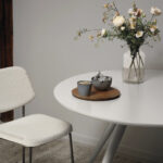 Dining Table Eclipse White Ø120cm (2)
