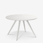 Dining Table Eclipse White Ø120cm (5)