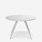Dining Table Eclipse White Ø120cm (7)