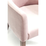 Kare Armrest Chair Mode Velvet Mauve 10