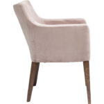 Kare Armrest Chair Mode Velvet Mauve 5