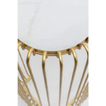 KARE Console Wire Glass Marble Gold 142x89cm_6