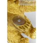 Kare Side Table Animal Bear Gold D40cm 9