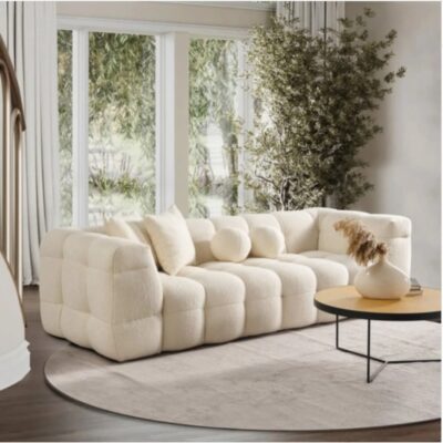 Sofa cubes sand 235cm (2)