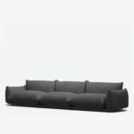 Sofa marsilya dark gray 255cm