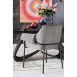 Chair with armrest bess grey (4)