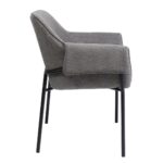 Chair with armrest bess grey (7)
