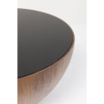 Coffee table tear drops walnut Ø80cm (11)