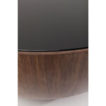 Coffee table tear drops walnut Ø80cm (12)