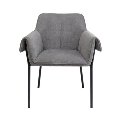 KARE Chair with Armrest Bess Grey