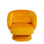 Swivel armchair orion yellow (7)