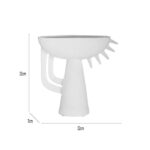 Vase Plate White 22cm_1