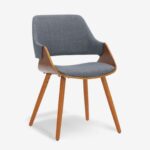 Chair allegra gray walnut