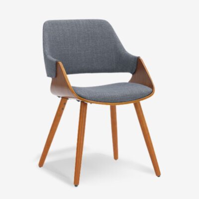 Chair allegra gray walnut