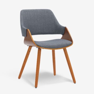 Chair allegra gray walnut