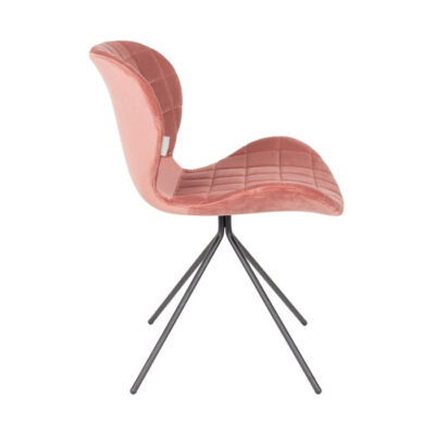 Chair OMG Velvet Pink_1