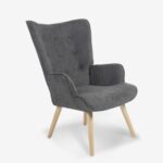 Armchair vivien grey