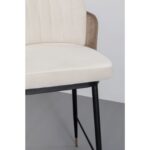 Bar stool hojas beige (5)
