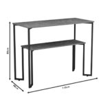 Console Homage Grey 110cm (6)