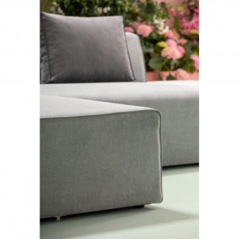 Corner sofa infinity ottoman grey left (11)