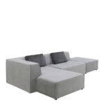 Corner sofa infinity ottoman grey left (3)