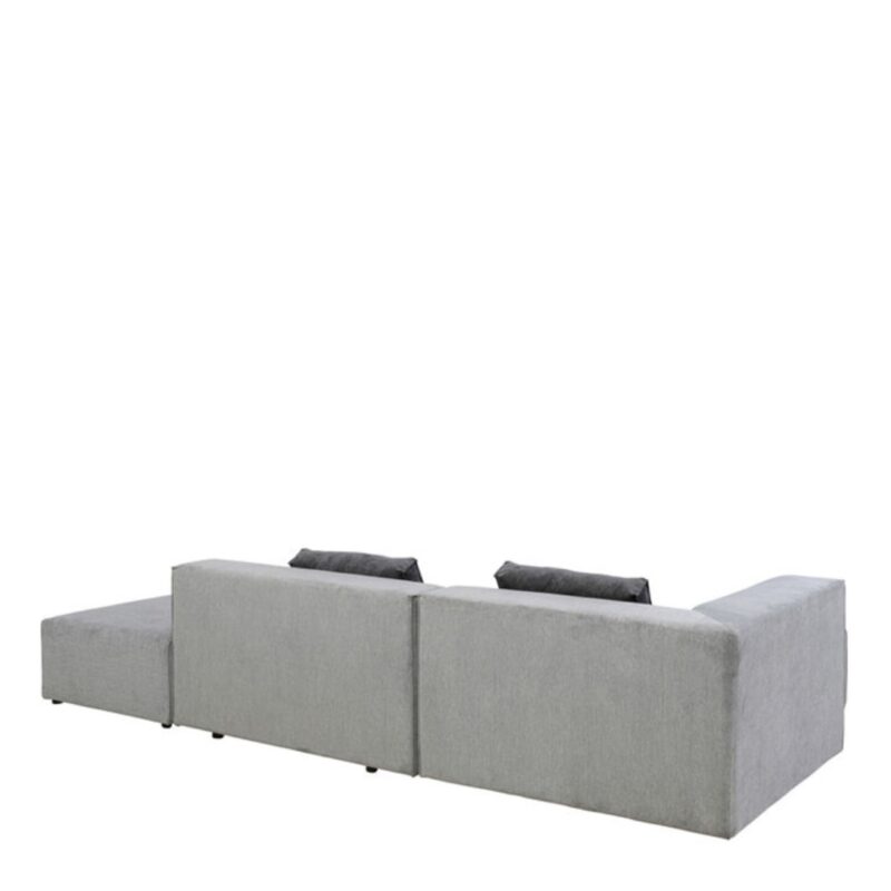 Corner sofa infinity ottoman grey left (5)