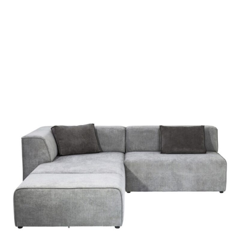 Corner sofa infinity ottoman grey left (8)