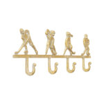 KARE Coat Rack Ice Hockey Gold 48cm_1