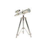 KARE Deco Object Telescope Silver Clock 49cm_1