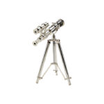 KARE Deco Object Telescope Silver Clock 49cm_3
