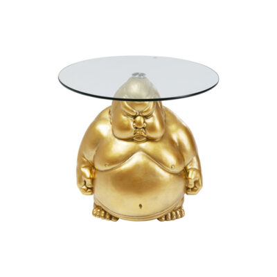 KARE Side Table Monk Gold D54cm