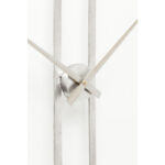 KARE Wall Clock Clip Silver D60cm_4