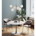 KARETable Schickeria Marble White D110cm_1