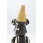 Kare Deco Figurine Gelato Bear Black 40cm