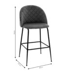 Bar stool cudos black (6)