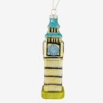Christmas Glass Lantern Golden 15cm (3)