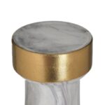 Deco Chess Rook White Gold 19cm - Image 7